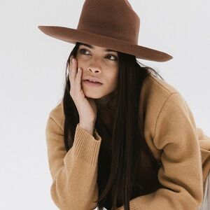 Ezra Western Hat - Dark Oak - Dark Oak / S/M 57